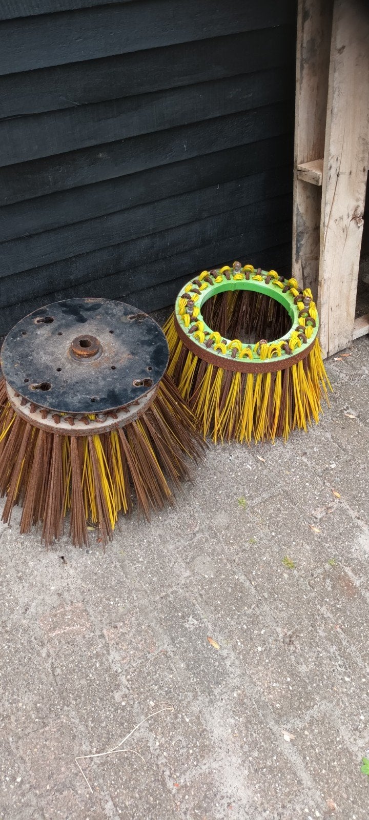 2 x borstel veegmachine veger mestschuiver kuilveger, Ophalen