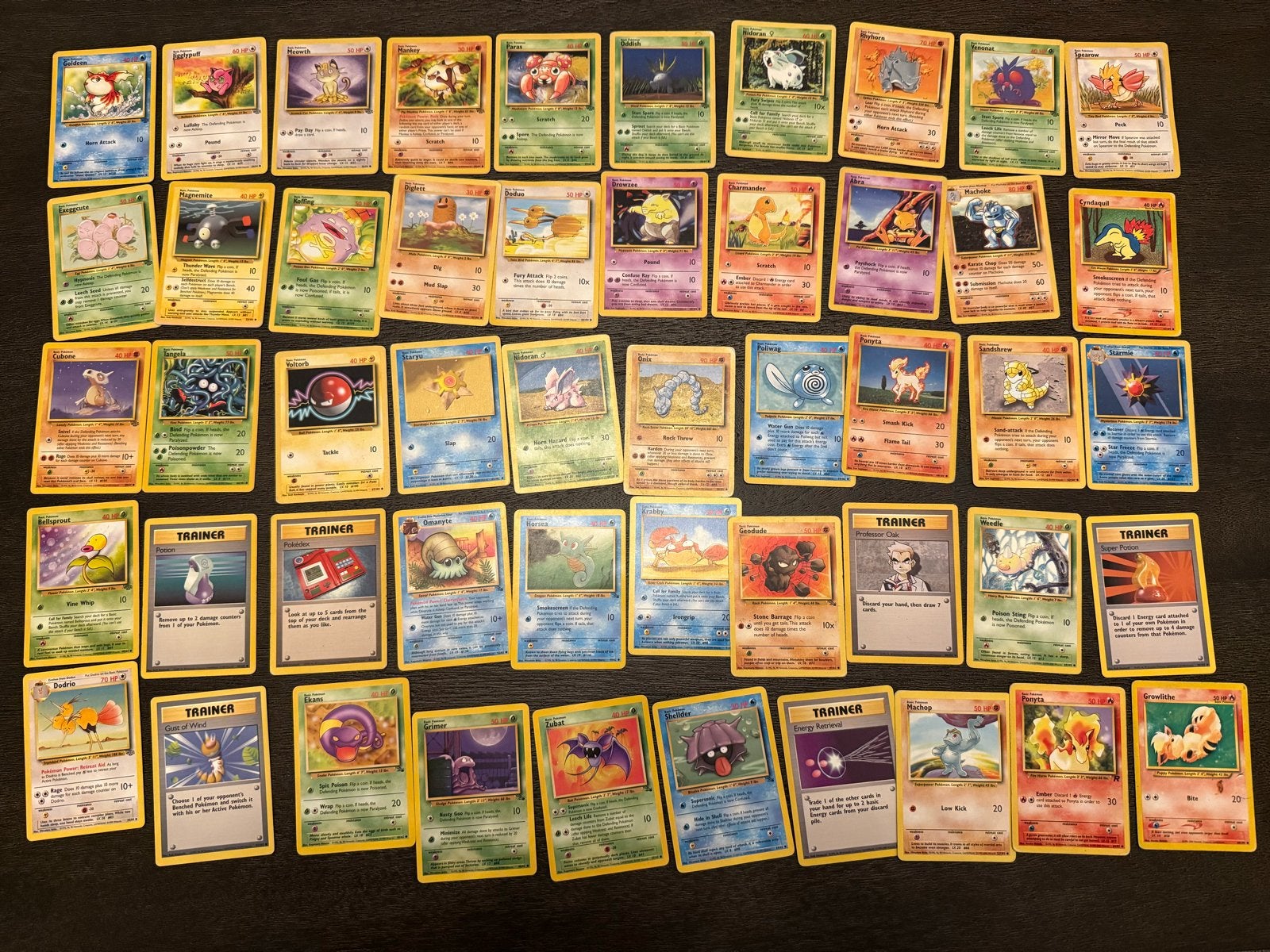 Oude pokemon kaarten, Hobby en Vrije tijd, Verzenden, Gebruikt, Meerdere kaarten