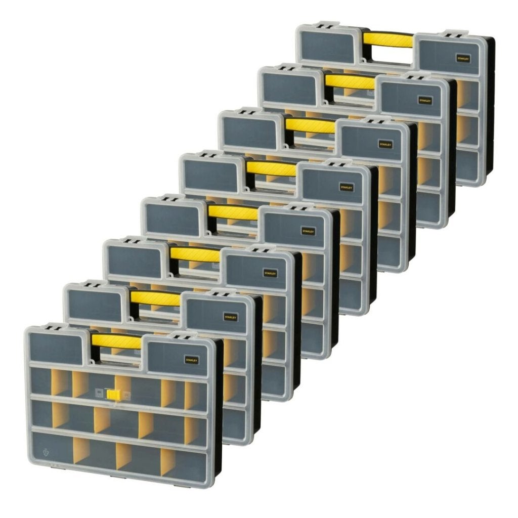 Stanley 1-92-762/8 8 x Organizer 25 vakken | 457 x 327 x 79, Niet ingevuld, Niet ingevuld, Niet ingevuld