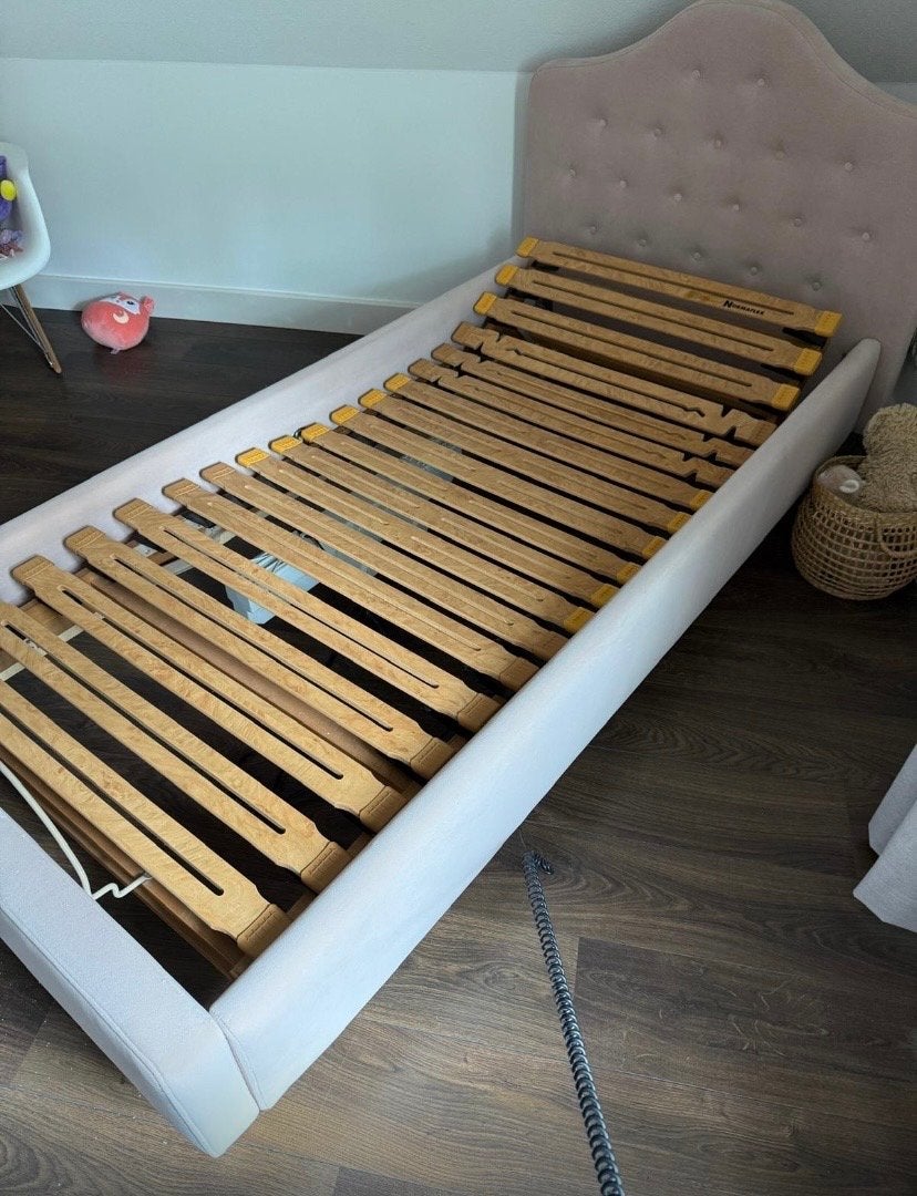 Luxe verstelbare lattenbodem, Ophalen, Verstelbaar, 90 cm, Zo goed als nieuw
