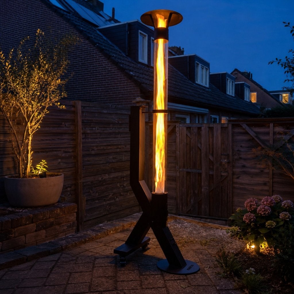 Pellet tuinhaard Ignira 2.0  glazen buis patioheater, Ophalen of Verzenden, Nieuw