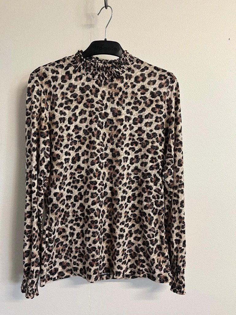 Leuk Tijgerprint Shirt, Ophalen of Verzenden, Nieuw, Maat 38/40 (M), Bruin
