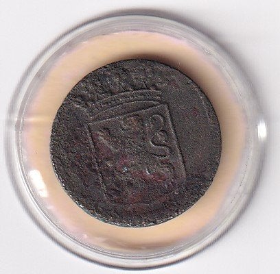 VOC Duit Holland 1745 in minimale kwaliteit, Verzenden, Vóór koninkrijk, Overige waardes, Losse munt