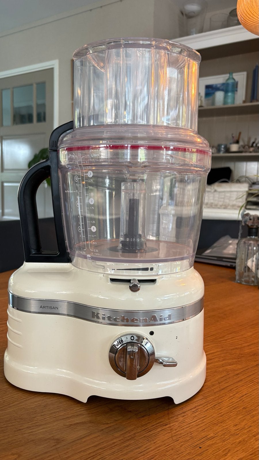 KitchenAid Artisan Foodprocessor 4l - Nieuwstaat, 3 tot 4 liter, Ophalen, Zo goed als nieuw, 3 snelheden of meer