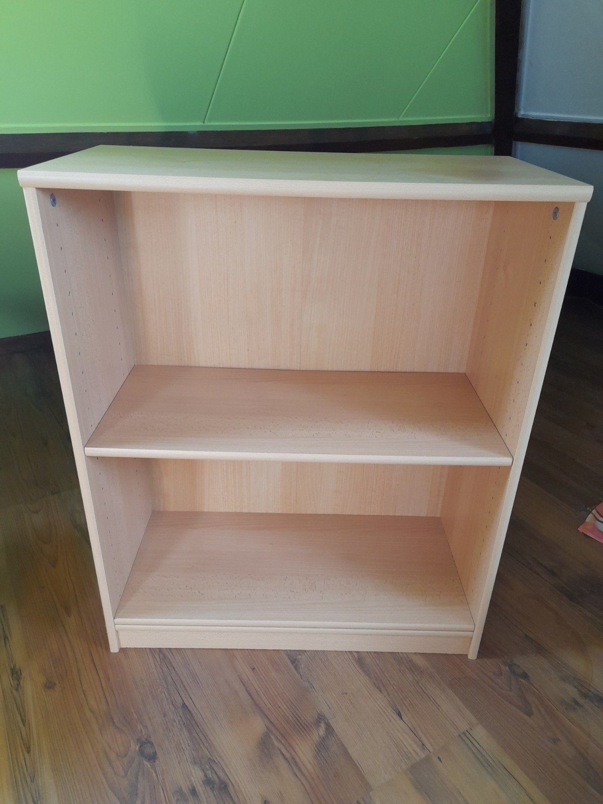 Houten boekenkastje met verstelbare planken, Ophalen, Met plank(en), Gebruikt, 50 tot 100 cm