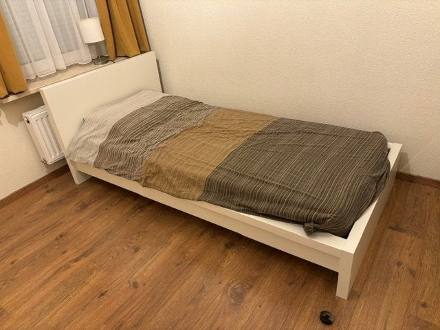 Ikea bed 90x200 wit, Ophalen, Overige materialen, 90 cm, Eenpersoons