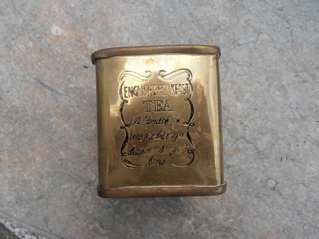 koperen thee busje, Ophalen, Koper