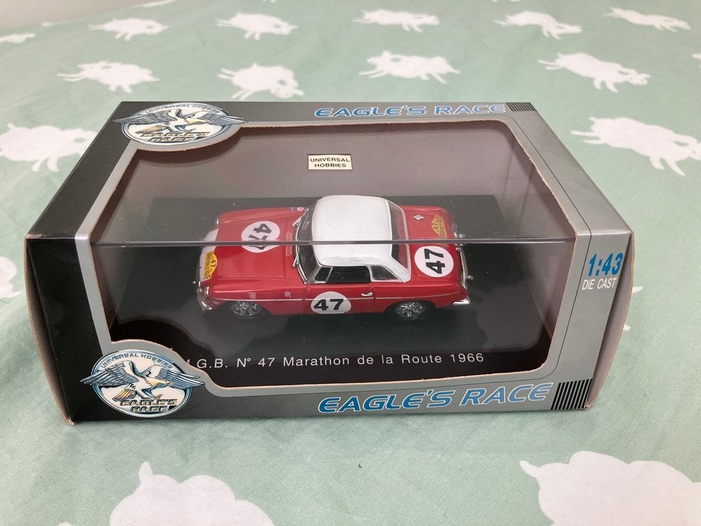 Eagle's Race MGB #47 Marathon de la Route 1966, Ophalen of Verzenden, Zo goed als nieuw, Auto, Overige merken