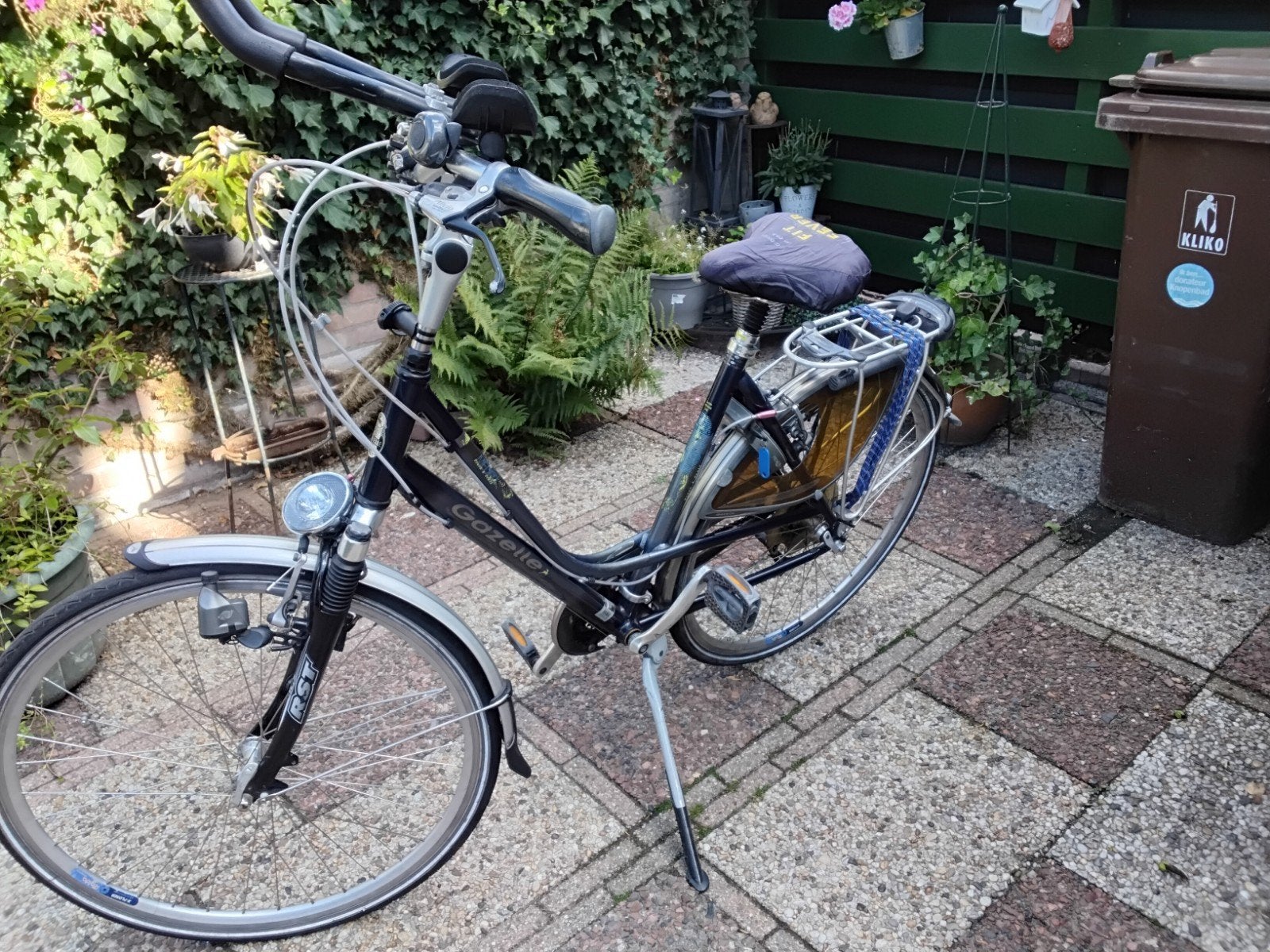 Damesfiets  blauw, Fietsen en Brommers, Fietsen | Dames | Damesfietsen, 50 tot 53 cm, Ophalen, Gebruikt, Gazelle