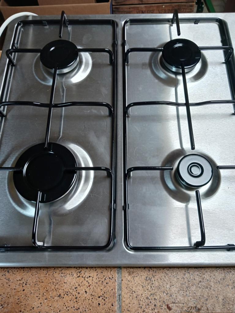 Etna gaskookplaat, Ophalen, Vrijstaand, Gas, 4 kookzones