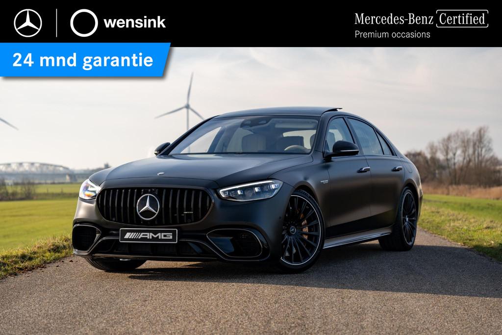 Mercedes-Benz S-klasse AMG 63 S E Performance | Keramisch |, Auto's, Automaat, Stof, Gebruikt, 4 stoelen