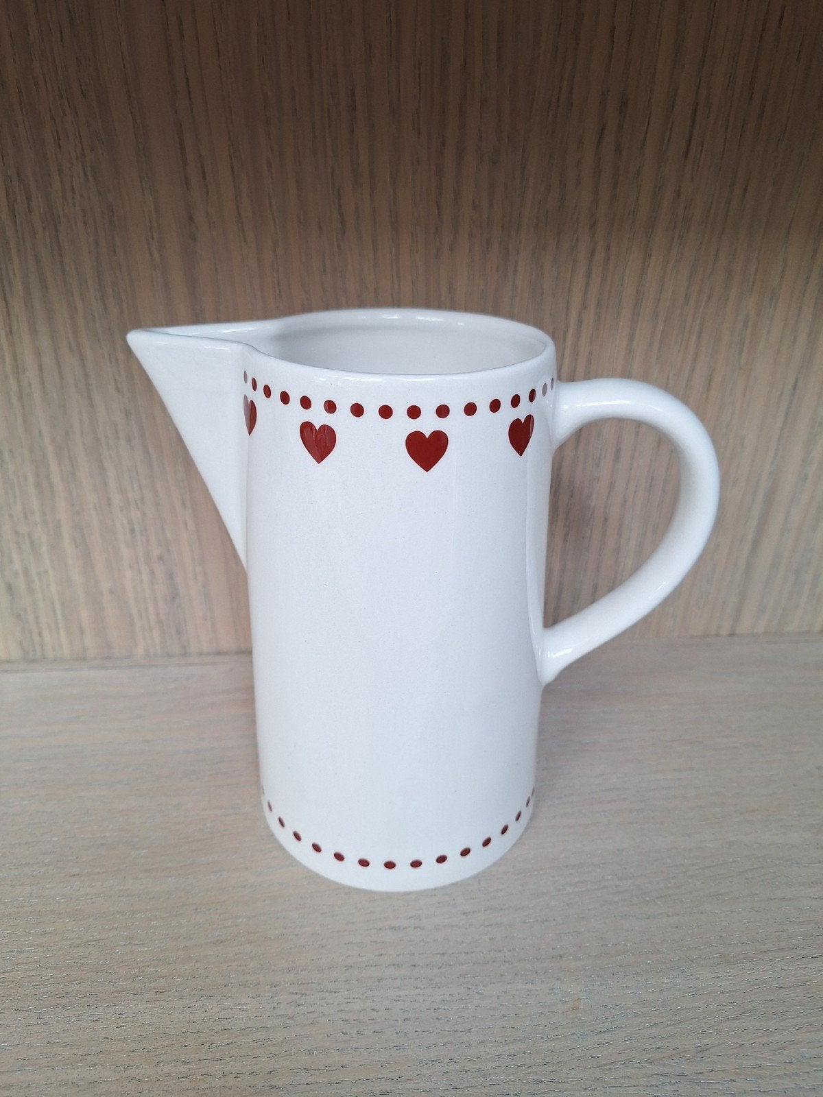 Alsacienne karaf / pichet / carafe met hartjes, Ophalen of Verzenden