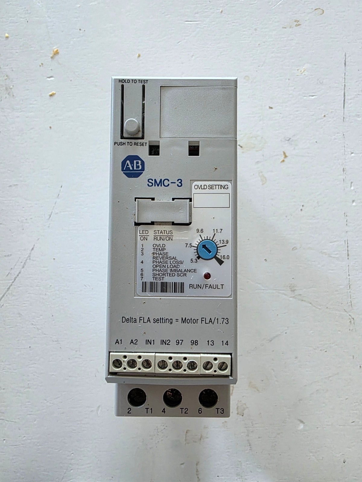 Allen Bradley softstarters, Ophalen