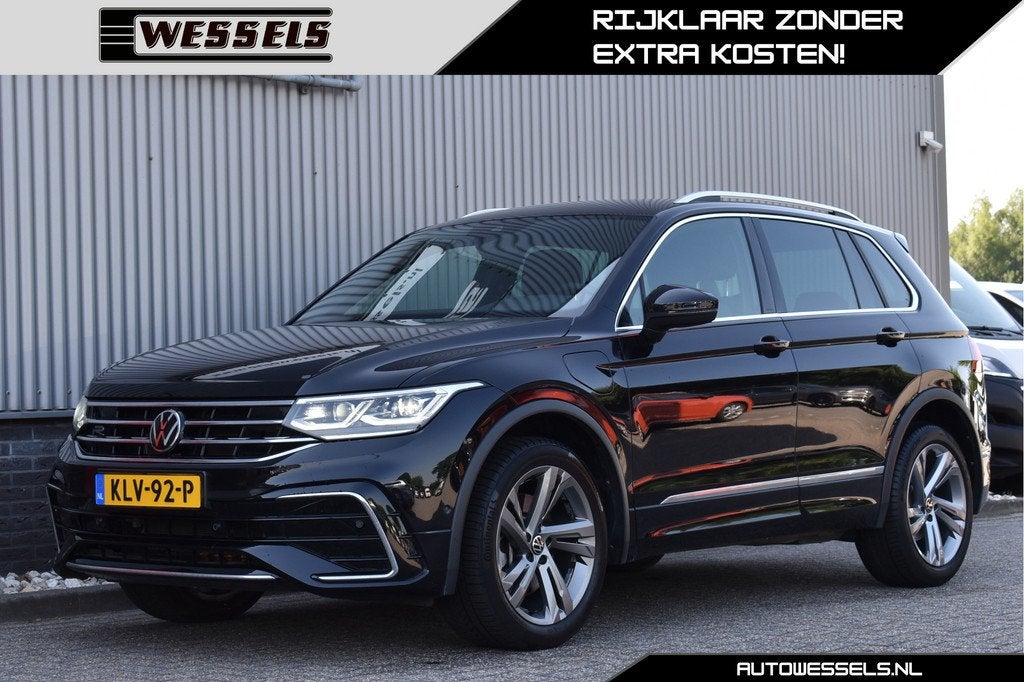 Volkswagen Tiguan 1.4 TSI eHybrid R-Line Business+ SOH 94%,, Auto's, 1716 kg, Stof, Euro 6, Zwart