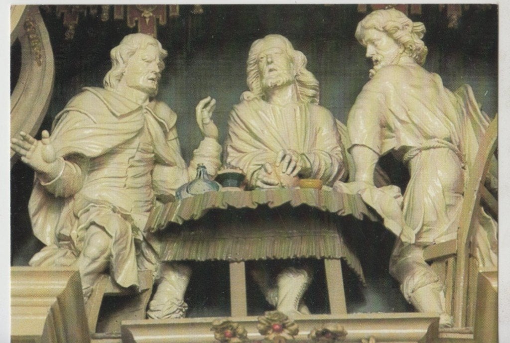 Velp/Grave Kapucijnenklooster Emmaus Beeldengroep ongelope, Ophalen of Verzenden, 1980 tot heden, Ongelopen, Noord-Brabant