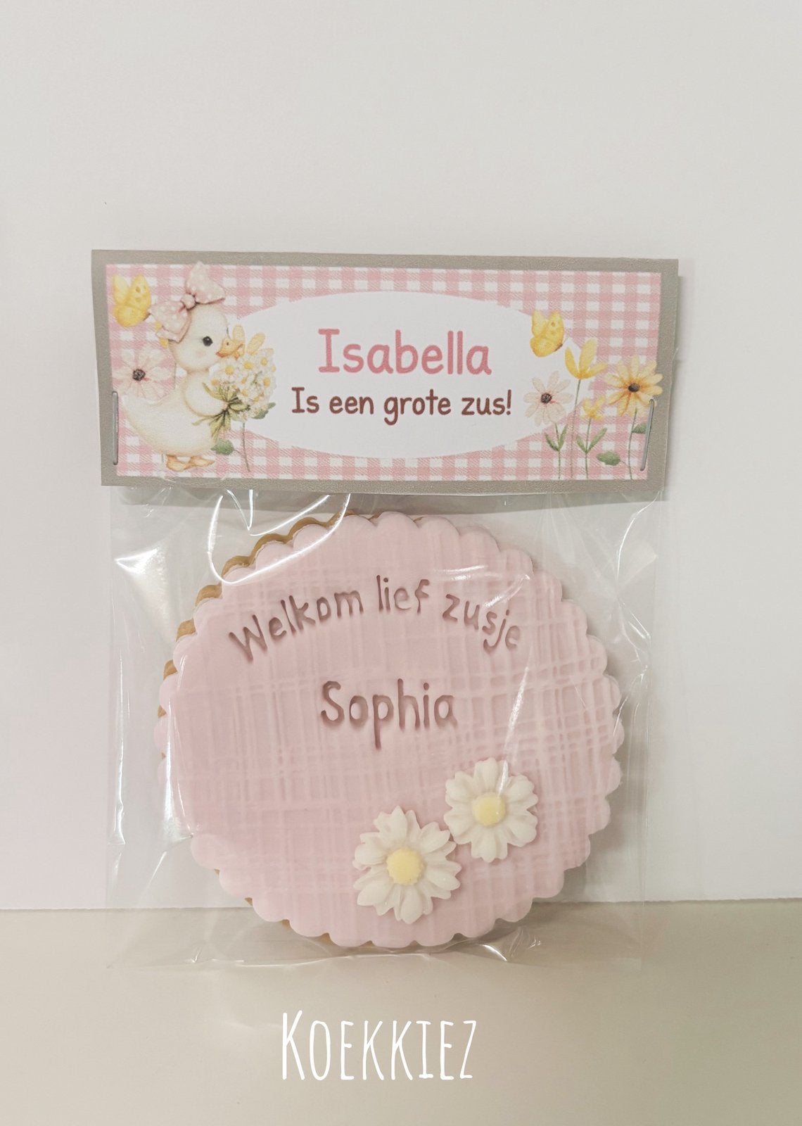 Geboorte traktatie koek madeliefjes, Ophalen of Verzenden, Nieuw