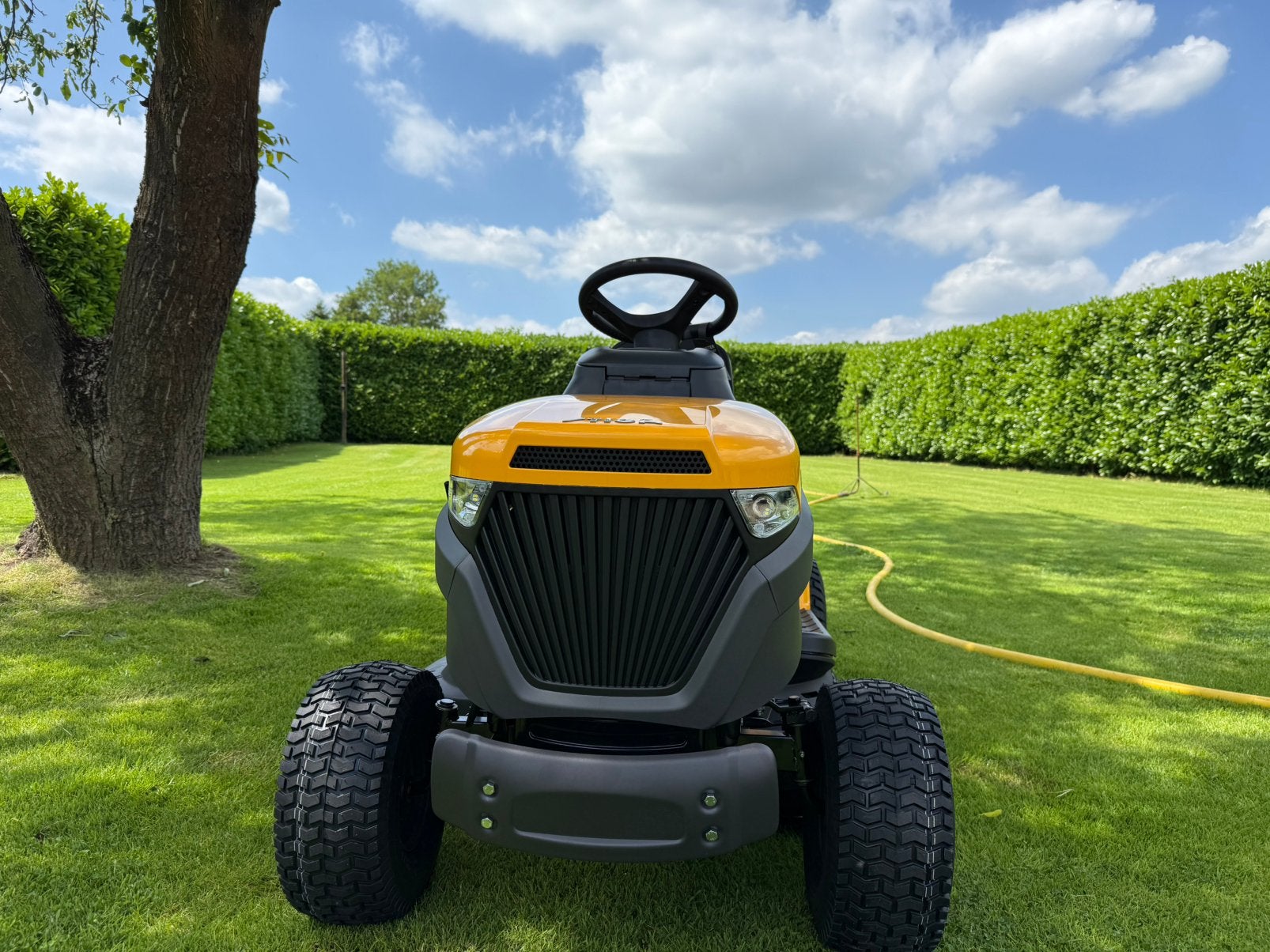 Stiga estate 598 achteropvang hydrostaat nieuw opvoorraad!, Tuin en Terras, Ophalen, Nieuw, Opvangzak, 90 tot 120 cm