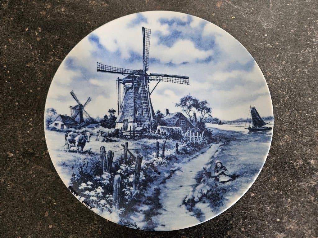 Wandborden Hollands Landschap en Duif, Ophalen