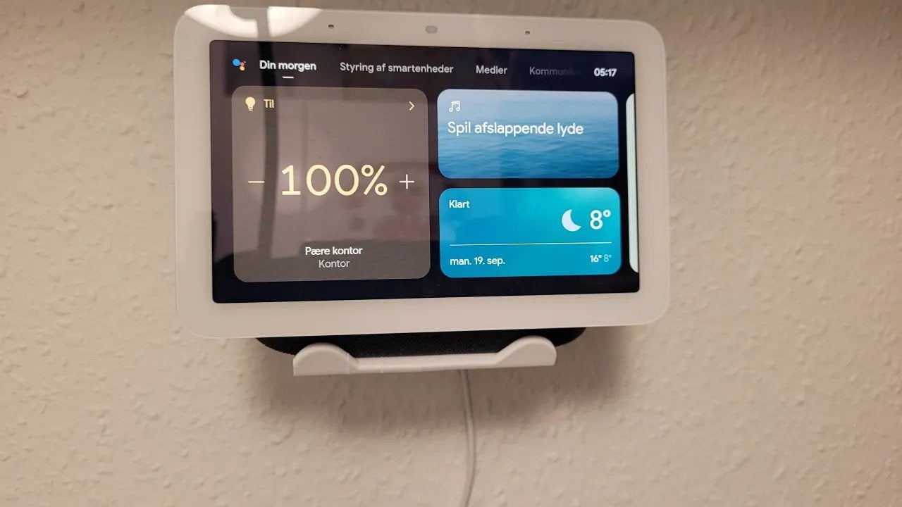 Google Nest Hub Muurbeugel - Zwart/Wit, Ophalen of Verzenden, Nieuw