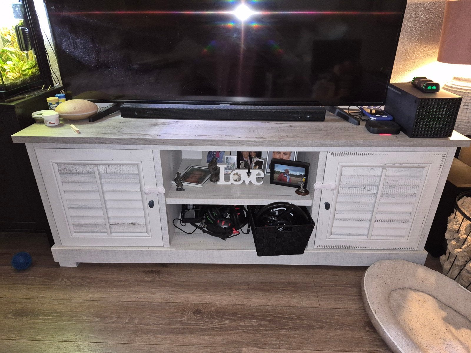 TV-meubel Woonsquare Landelijke Stijl 173x50x65.5 cm, Ophalen, Gebruikt, 150 tot 200 cm, Minder dan 100 cm