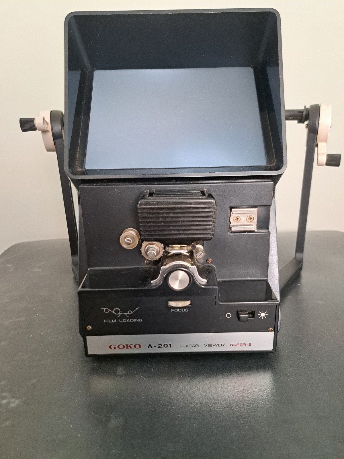 Goko A-201 Editor Viewer Super-8 - Film Bewerker, Ophalen, Gebruikt