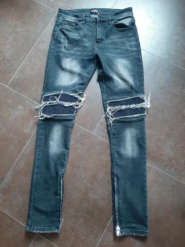 Rivero Jeans Maat 30 - Zwart, Verzenden