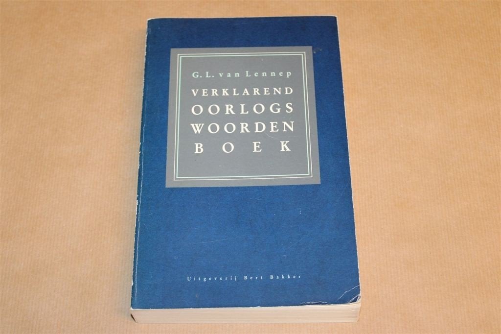 Verklarend Oorlogswoordenboek — WO2 Begrippen & Termen 1988, Ophalen of Verzenden, Tweede Wereldoorlog, Gelezen, Overige onderwerpen