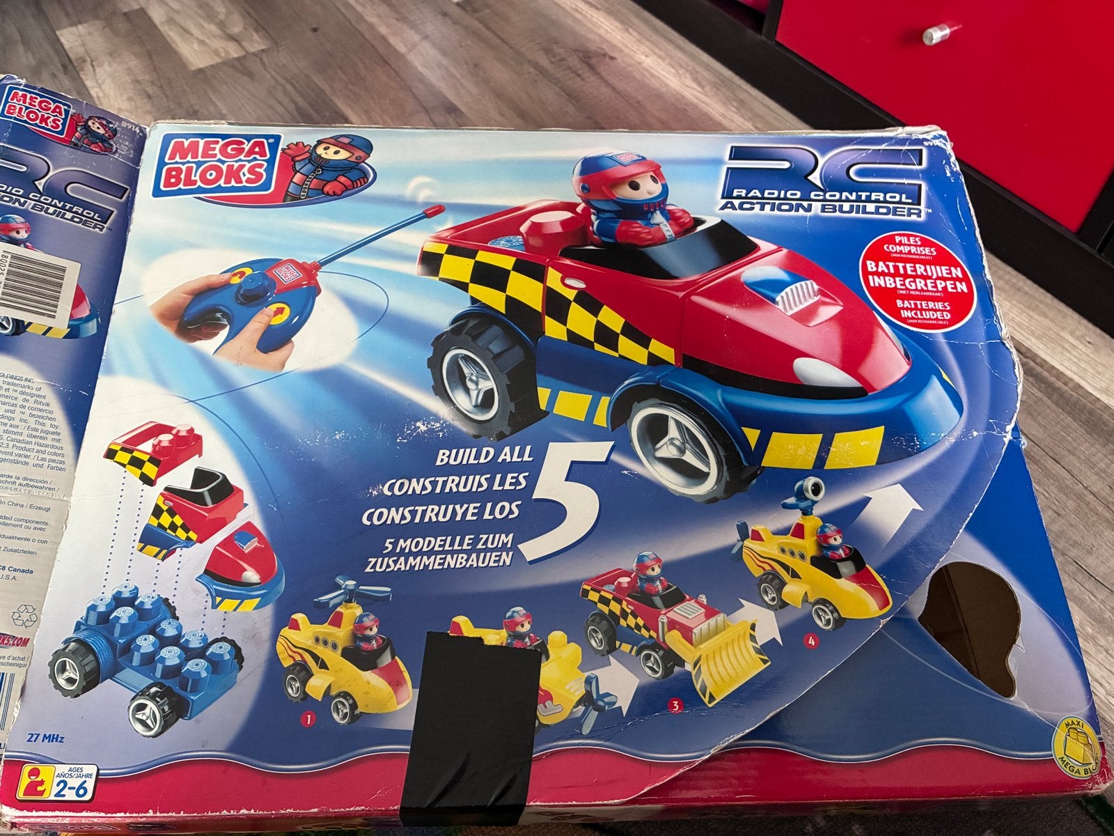 Mega Bloks RC Actie Bouwer Set - 5-in-1 Voertuigen, Ophalen of Verzenden, Gebruikt, Megabloks