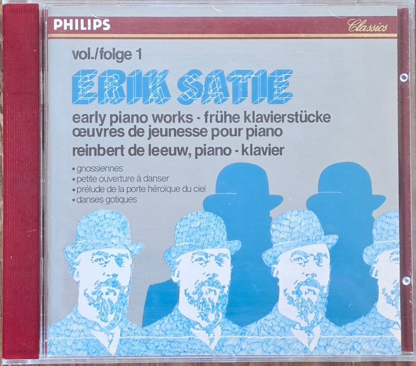 Erik Satie - Early Piano Works - Reinbert de Leeuw CD, Cd's en Dvd's, Cd's | Klassiek, Overige componisten, Inclusief doosje, Ophalen of Verzenden