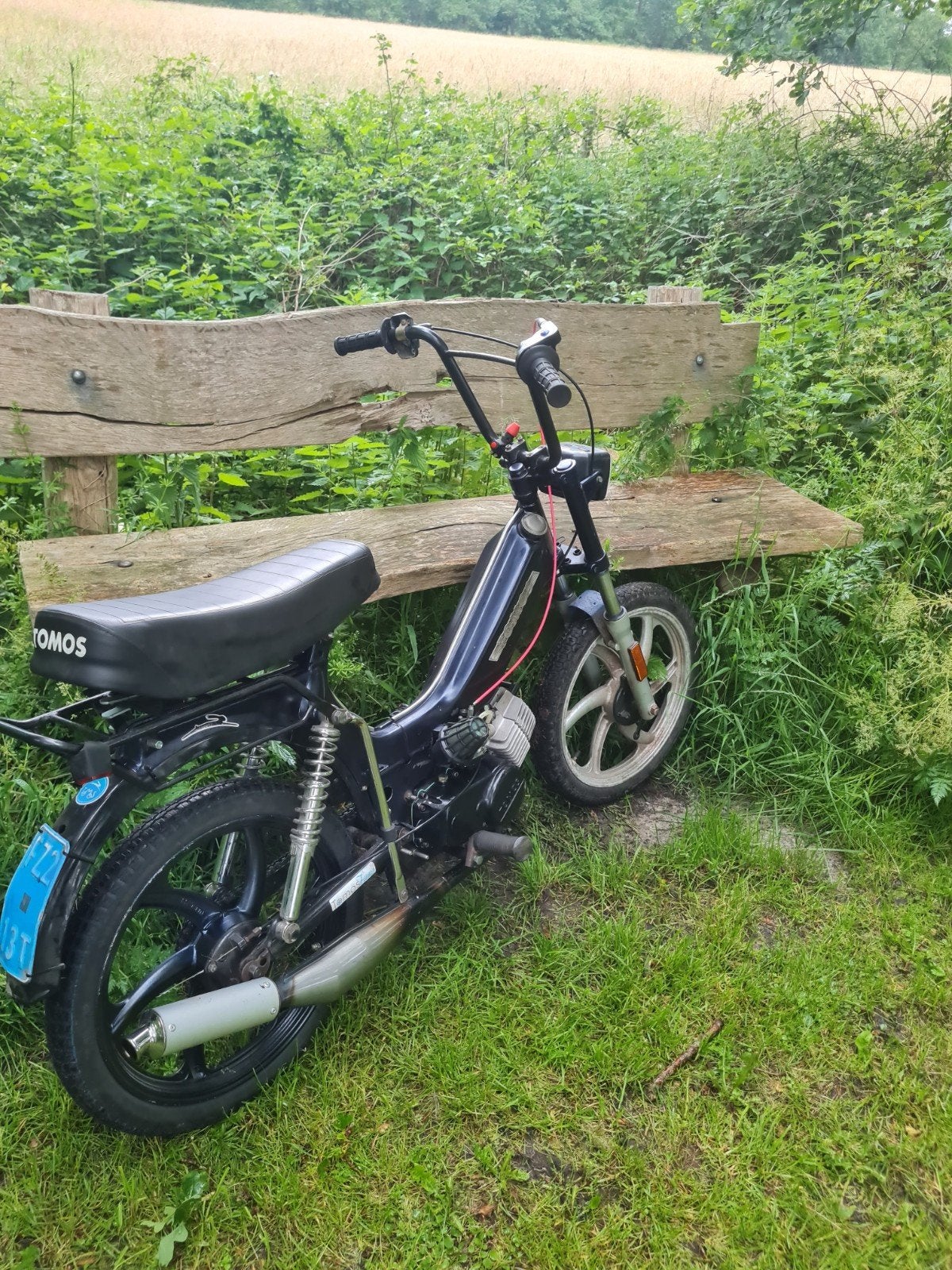 Tomos 65cc blauw kenteken, Fietsen en Brommers, Brommers | Tomos, Ophalen, Standard