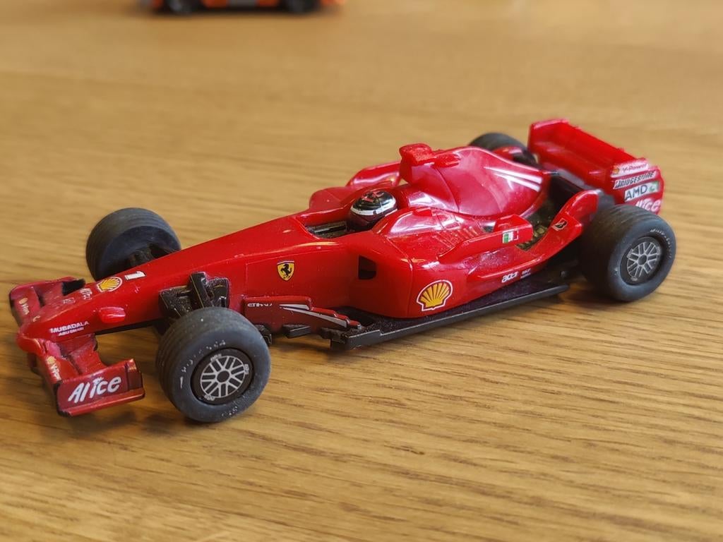 Ferrari F2008 Kimmi Raikkonen ROOD, Ophalen of Verzenden, Auto