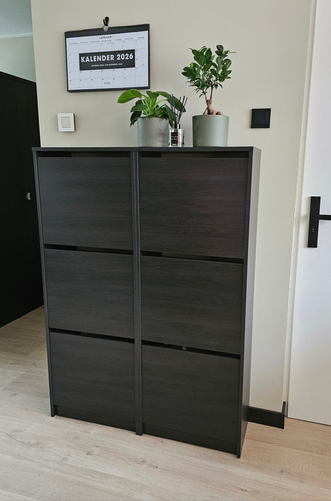 2x IKEA Bissa schoenenkasten, aan elkaar geschroefd, Huis en Inrichting, Kasten | Schoenenkasten, Ophalen, Zo goed als nieuw