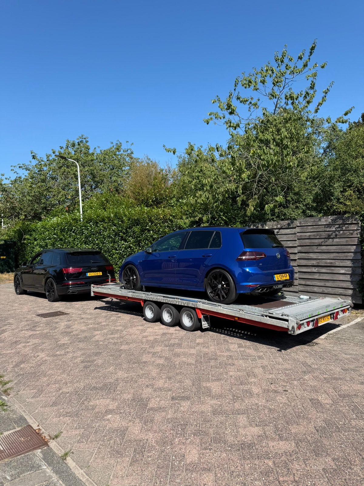 Autotransport aangeboden, Met chauffeur, Aanhangwagen