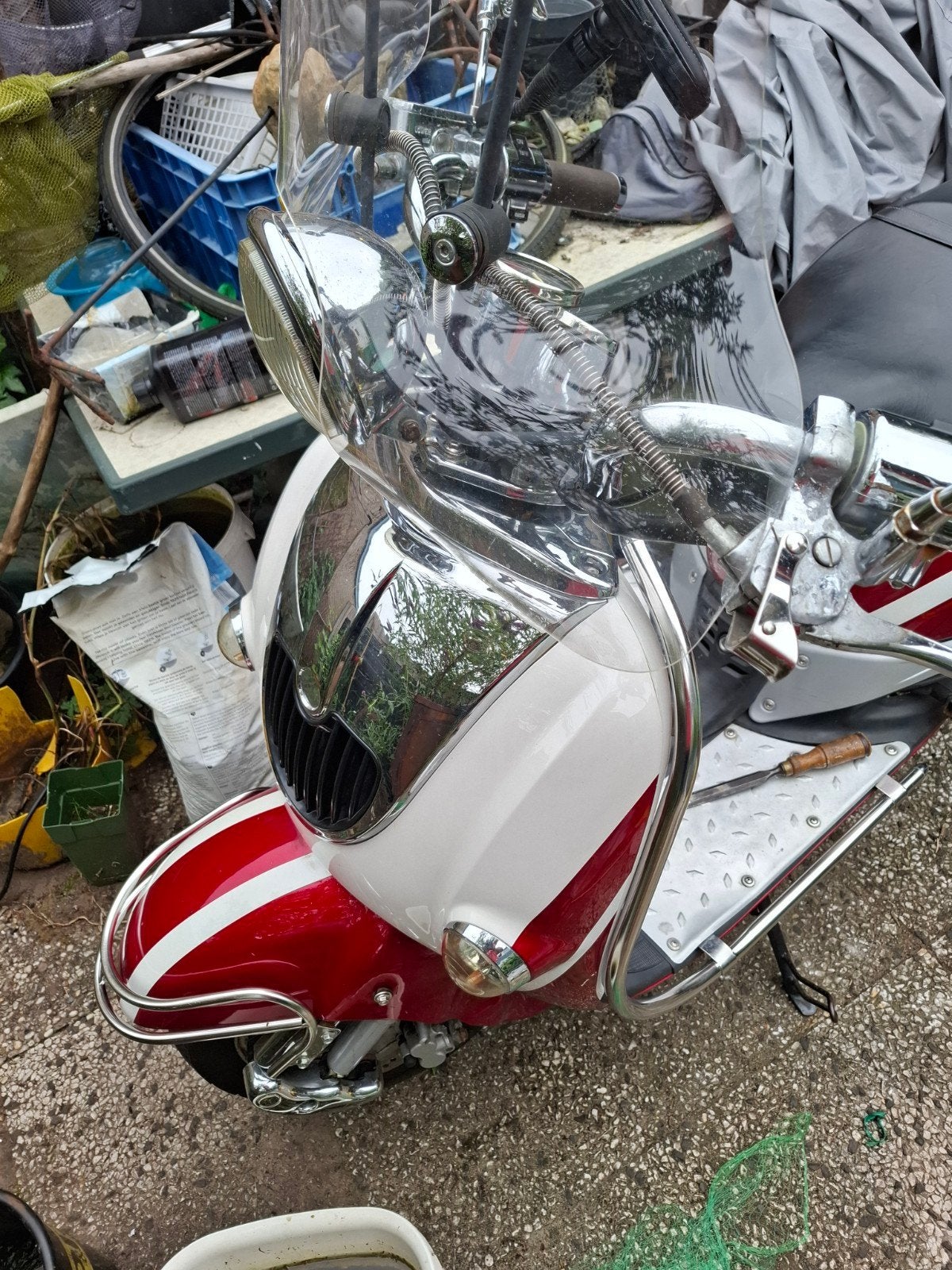Scooter retero Senzo, Ophalen, Gebruikt, Benzine, Overige merken