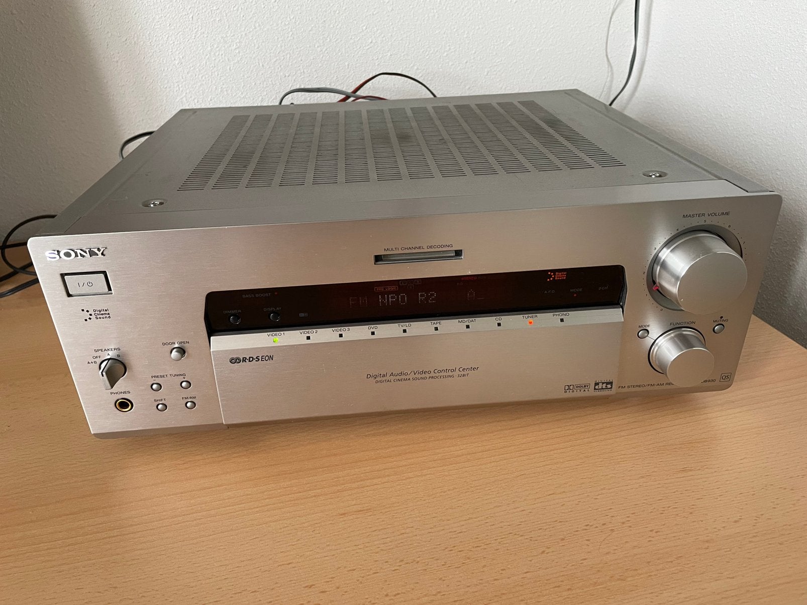 Sony STR-DB 930 QS receiver, Gebruikt, Ophalen of Verzenden, 60 tot 120 watt, Sony