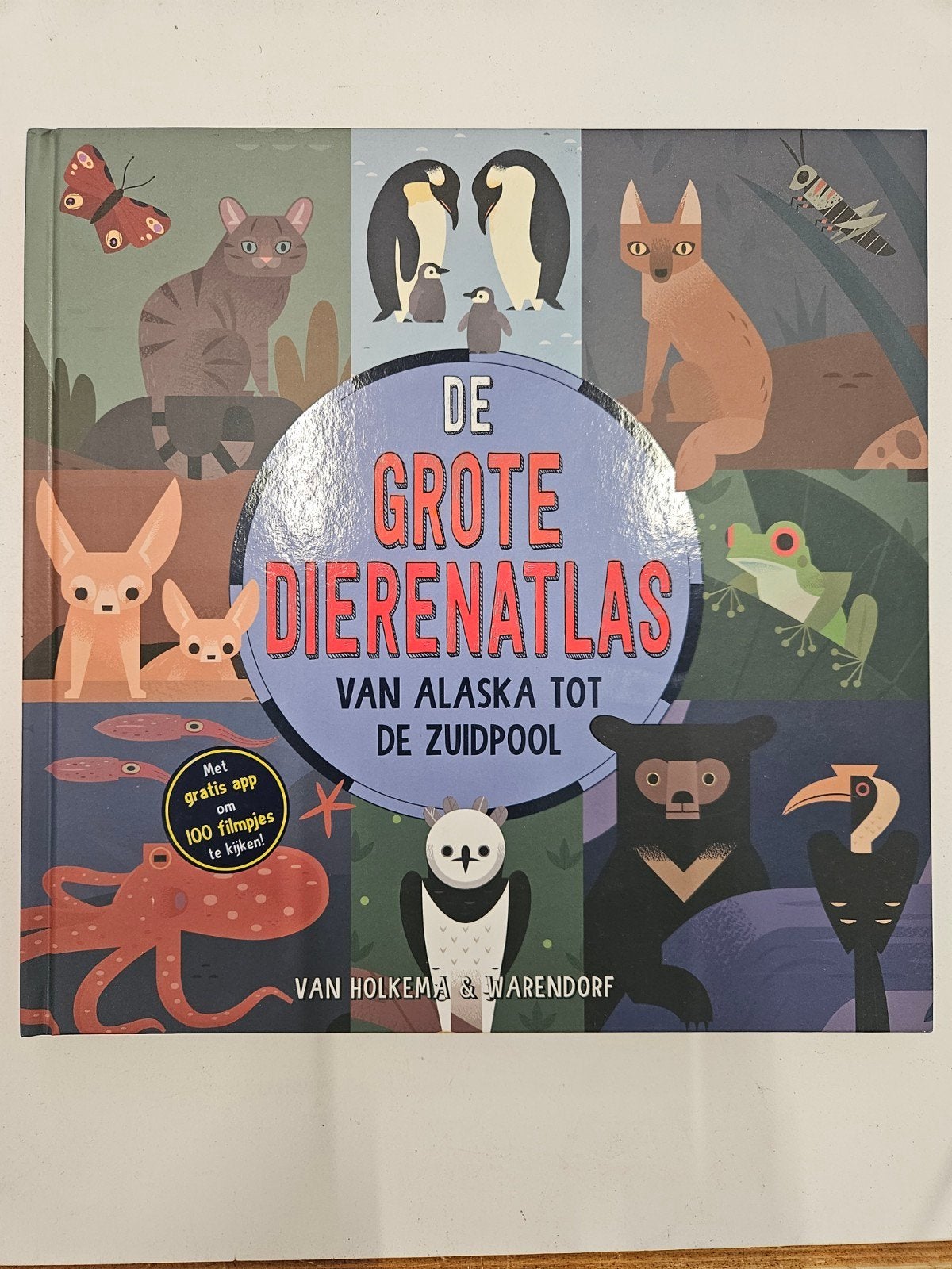 Anne McRae - De grote dierenatlas, Boeken, Kinderboeken | Jeugd | onder 10 jaar, Non-fictie, Ophalen of Verzenden, Zo goed als nieuw