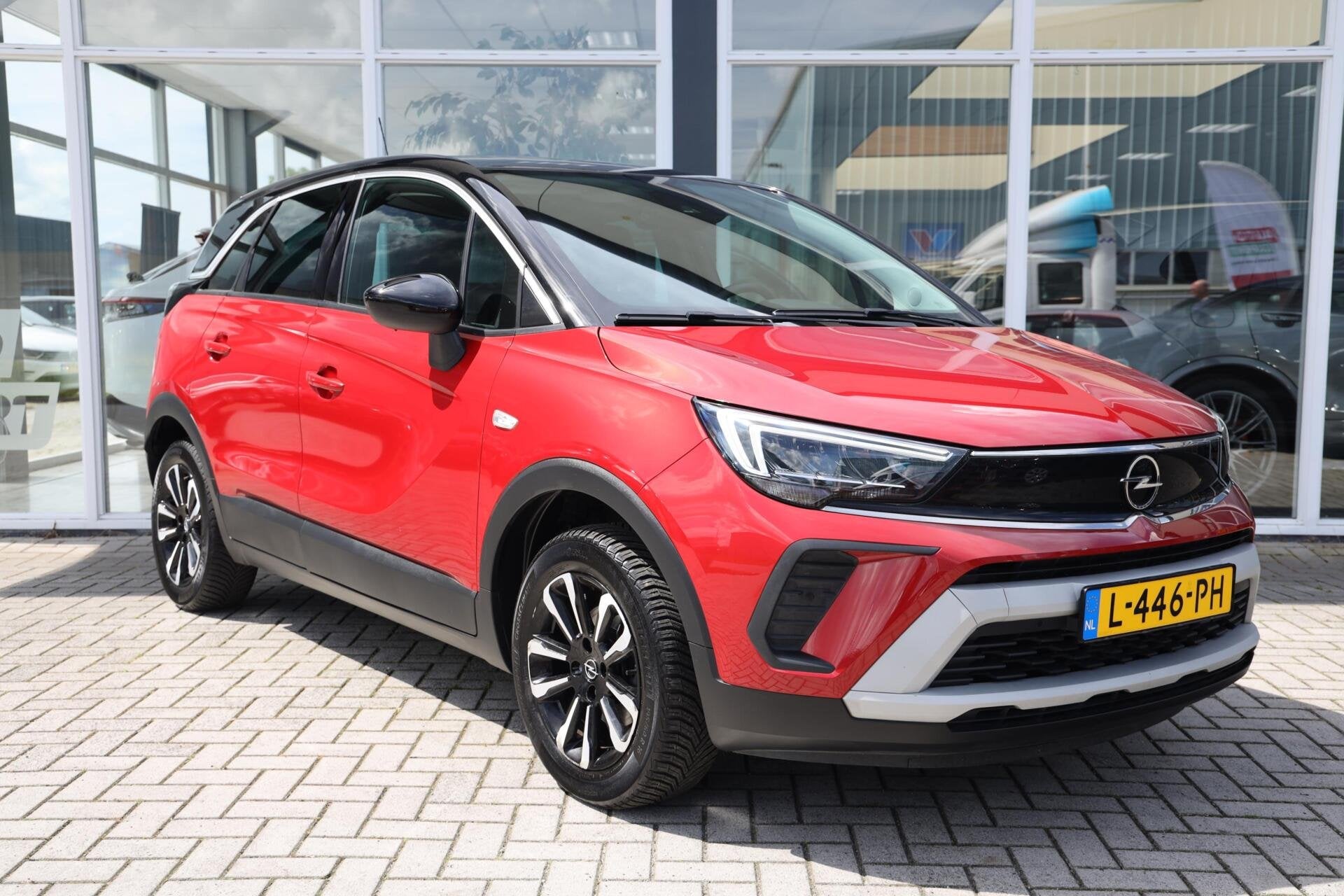 Opel Crossland 1.2 Turbo GS Line|Camera|Navi|Cruise control|, Auto's, Voorwielaandrijving, Gebruikt, Euro 6, 1199 cc