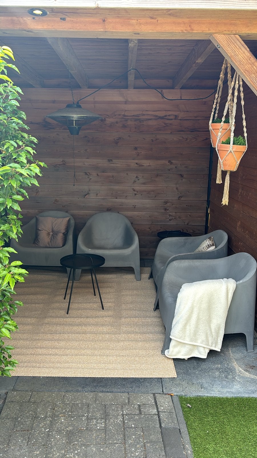 5x beschikbaar IKEA Skarpö stoelen - Grijs, Ophalen, Gebruikt, Kunststof, Stapelbaar