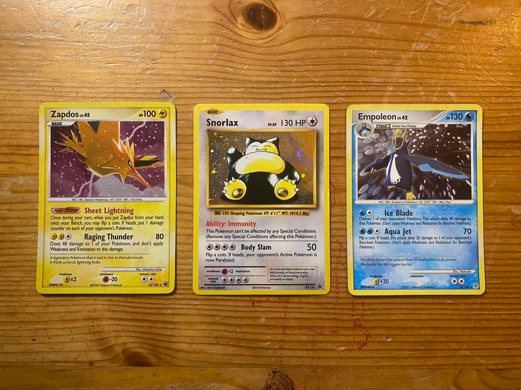 Pokémon kaarten, Ophalen of Verzenden, Zo goed als nieuw, Meerdere kaarten