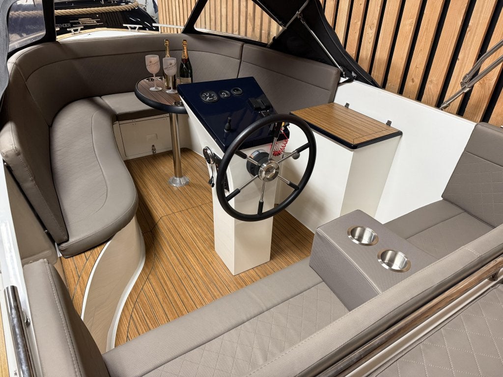 MAXIMA 630 DELUXE '60PK HONDA' BOEGSCHR AUDIO WALSTR BIMINI!, Watersport en Boten, Tender, Rondzit, 0 cm, 2 m