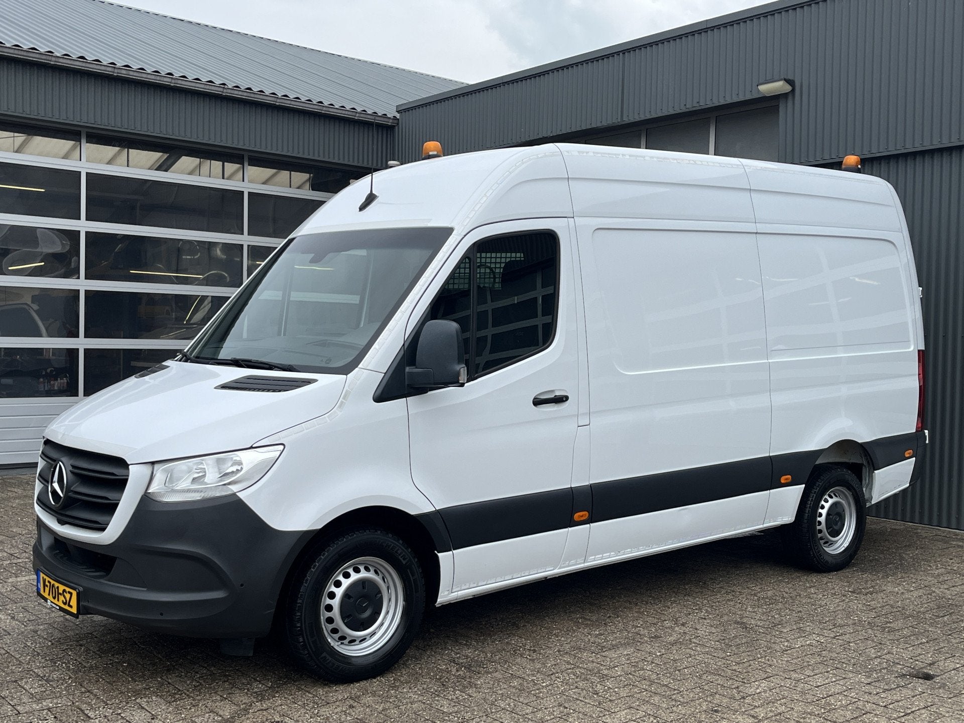 Mercedes-Benz Sprinter 314 CDI L2H2 Werkplaats Omvormer Trek, Automaat, Dealer onderhouden, Gebruikt, Wit