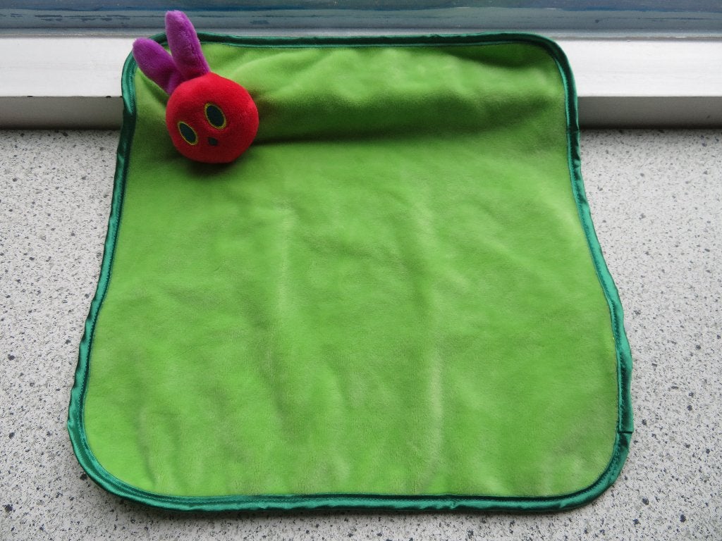 Knuffeldoek Rupsje Nooitgenoeg World of Eric Carle 2019, Groen, Overige typen, Ophalen of Verzenden, Zo goed als nieuw