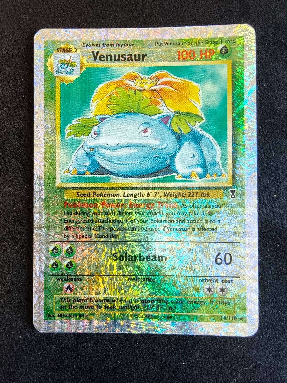 Legendary Collection Venusaur 18/110 (reverse holo), Ophalen, Zo goed als nieuw