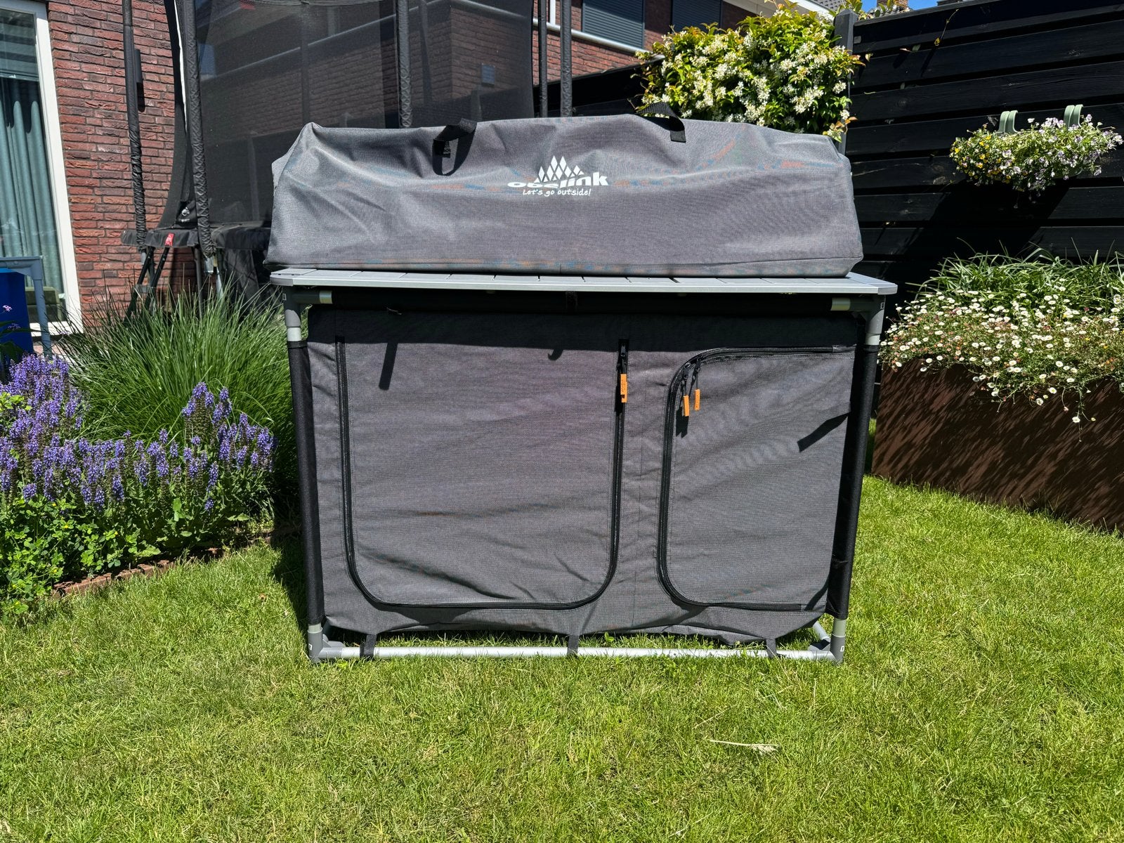 Obelink Rodeo luxe keuken- Windschermen ontbreken, Caravans en Kamperen, Ophalen, Gebruikt