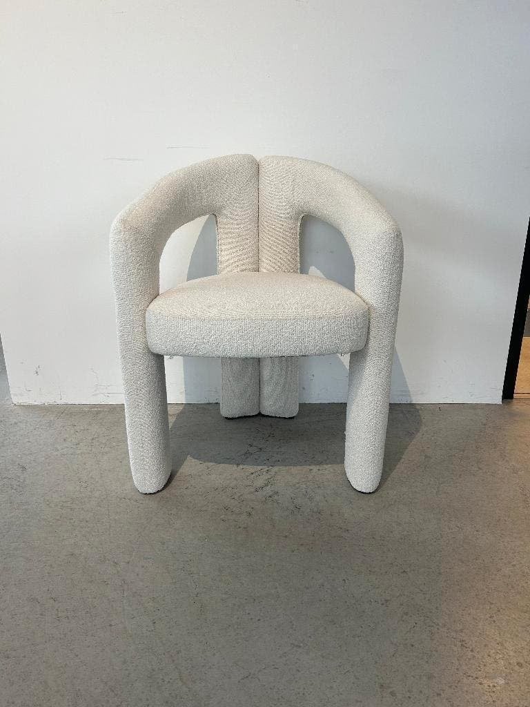 Design Eetkamerstoel TED, Japandi, Bruin, Nieuw, Ophalen of Verzenden