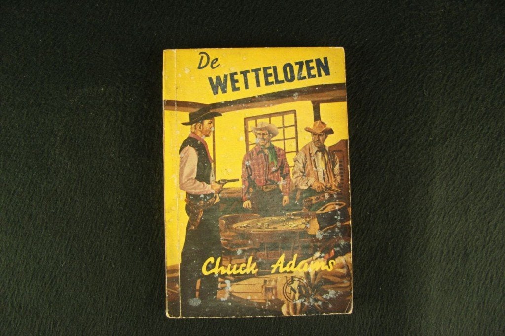 De wettelozen: Chuck Adams: nr. 5 (1964) (Zeldzaam), Ophalen of Verzenden, Gelezen