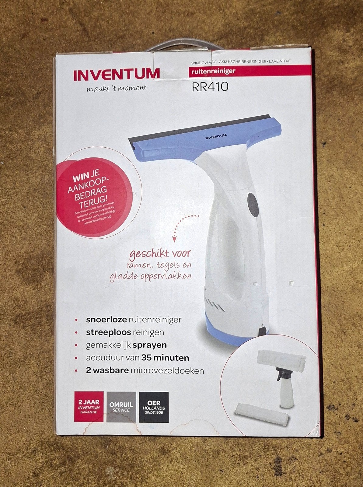 Inventum RR410 Ruitenreiniger, Ophalen of Verzenden, Nieuw