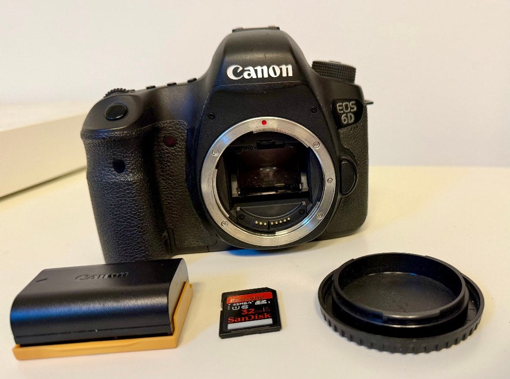 Canon EOS 6D met grip, Audio, Tv en Foto, Fotocamera's Digitaal, Ophalen, WiFi, Spiegelreflex, Canon