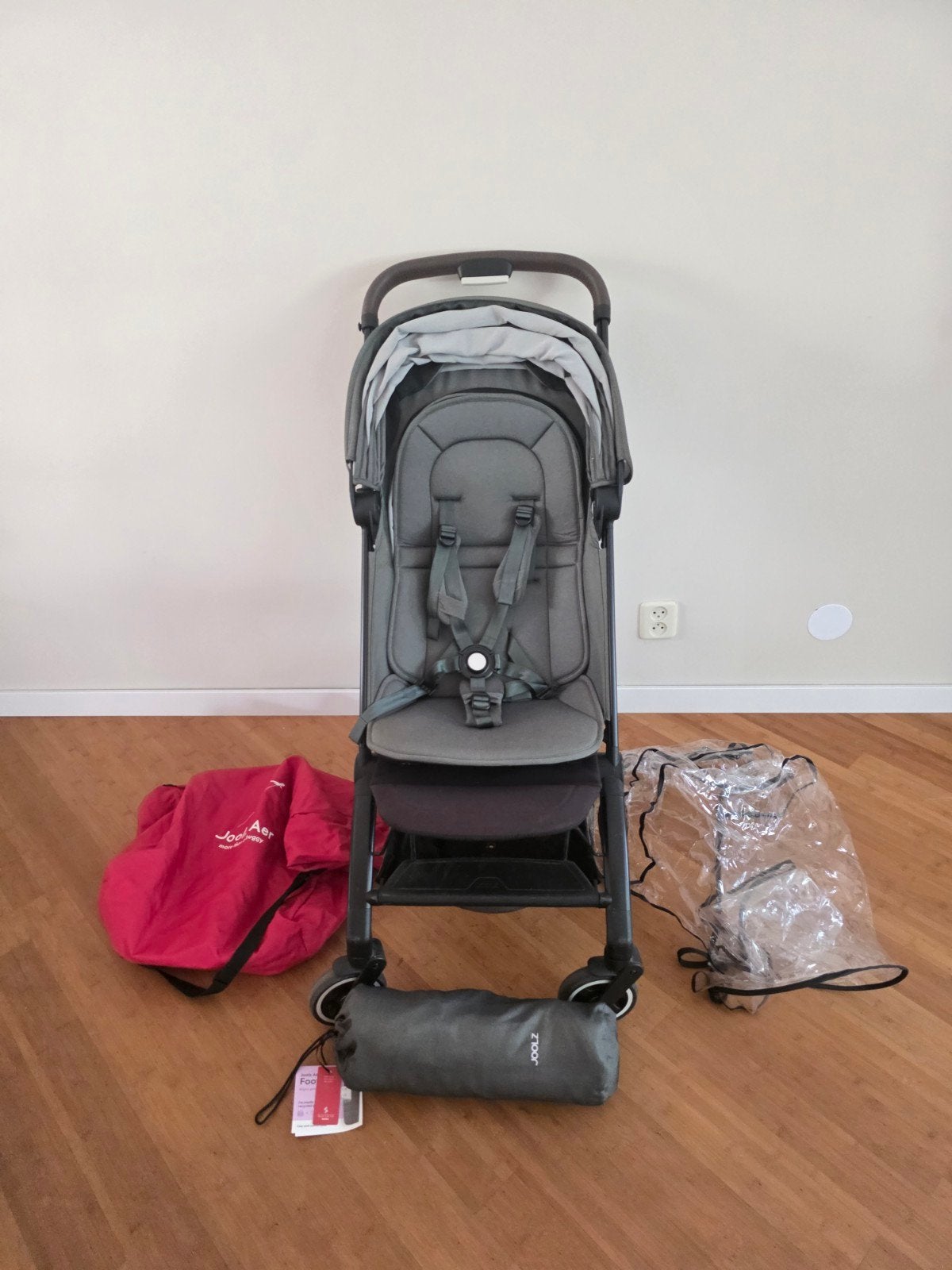 Joolz Aer Buggy - Mighty Green met accessoires, Ophalen, Zo goed als nieuw, Kinderwagen, Overige merken