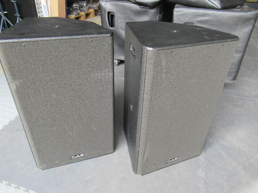 3234 ; 2x gae topkast 10 inch ; system 10 ;, GAE, Overige typen, Zo goed als nieuw, Ophalen